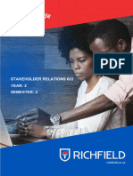 Stakeholder Relations 622 Study Guide 2023