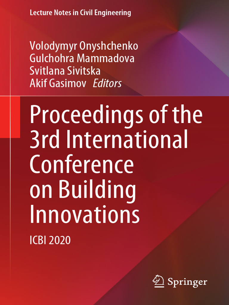＊·. nao .·＊ Proceedings of The 3rd International Conference On Building