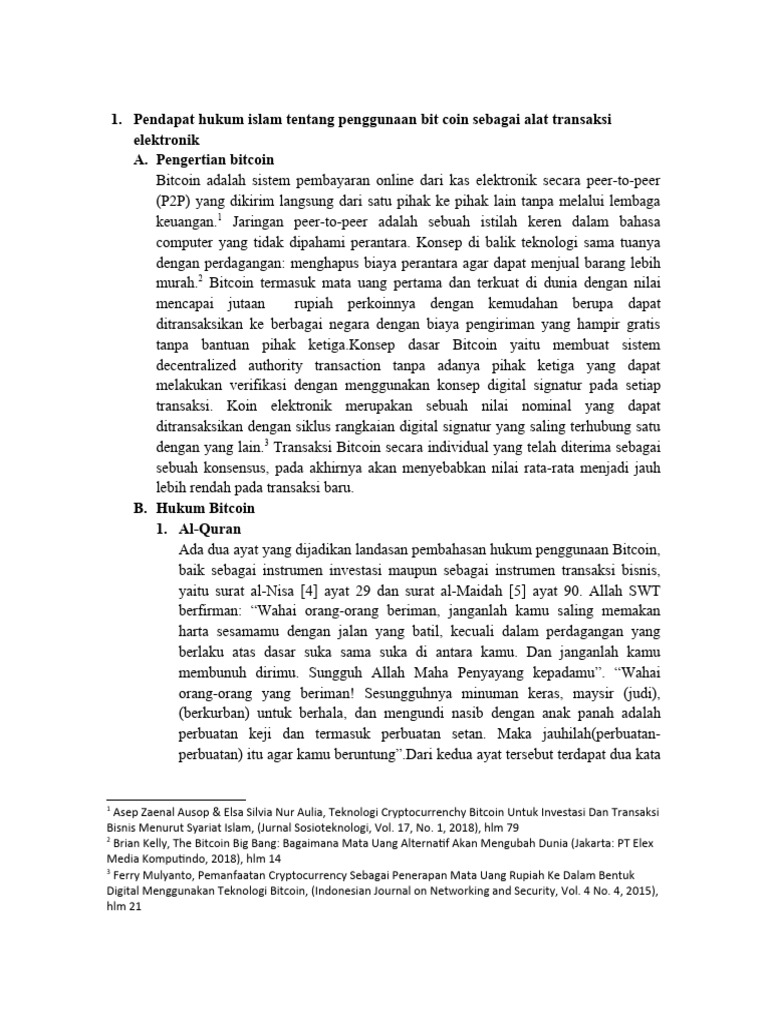 Hukum Islam dan Bitcoin: Halal atau Haram?