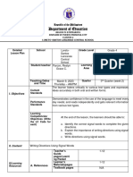 1st Detailed Lesson Plan