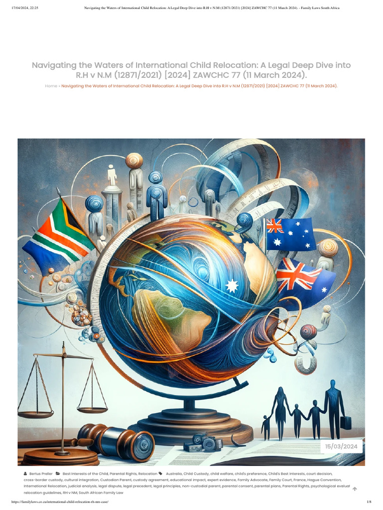 International Child Relocation Case Analysis | PDF | Child Custody ...