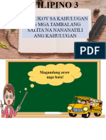 Q3. Filipino3. Pagtukoy Sa Kahulugan NG Mga Tambalang Salita Na Nananatili Ang Kahulugan