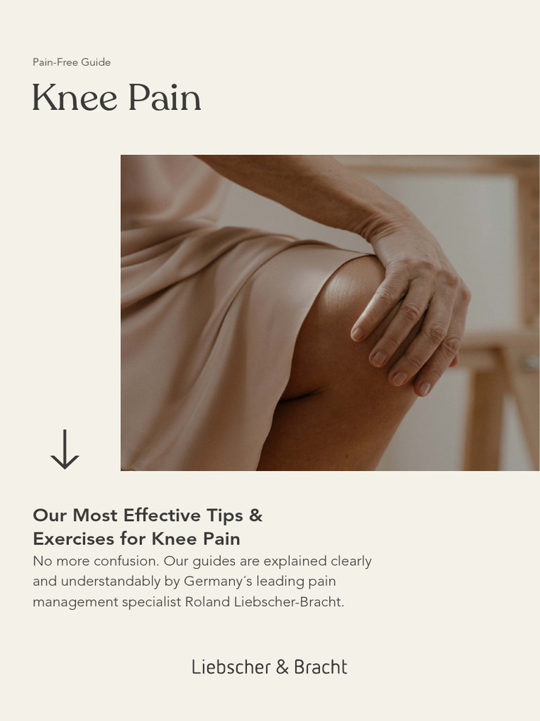 Pain-Free Knee Management Guide | PDF | Knee | Massage