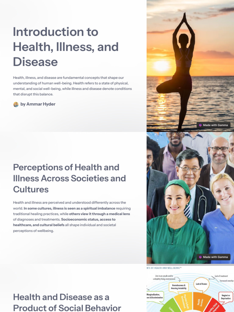 Introduction To Health Illness and Disease | PDF | Alternative Medicine ...