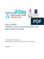 STAR-Ghana - GESI Policy Brief - Education Final