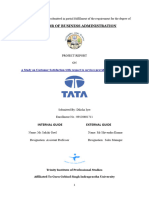 Project Report On Tata Motors