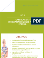 UD6 - Planificacion y Programación en El Ámbito Formal