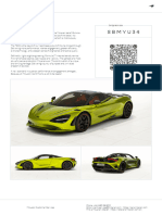 McLaren 750S Order SBMYU34 Summary 2024-04-24