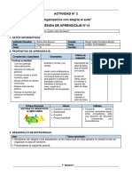 1° Grado - Sesiones Del 11 Al 15 de Marzo