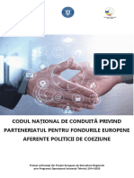 Codul Național de Conduită Privind Parteneriatul Pentru Fondurile Europene