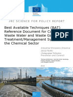 Best Available Techniques (BAT) Reference Document For Common Waste Water and Waste Gas Treatment/Management Systems in The Chemical Sector