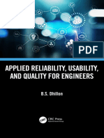 Dhillon Bs Applied Reliability Usability and Quality For Eng