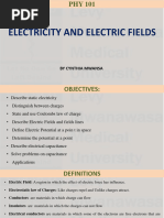 Electricity and Electric Fields