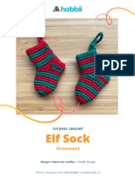 Elf Sock Ornament FR