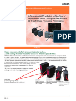 2-Dimensional CCD Is Built In. A New Type of Displacement Sensor Utilizing The Best and Most Up-To-Date Image Processing Technologies