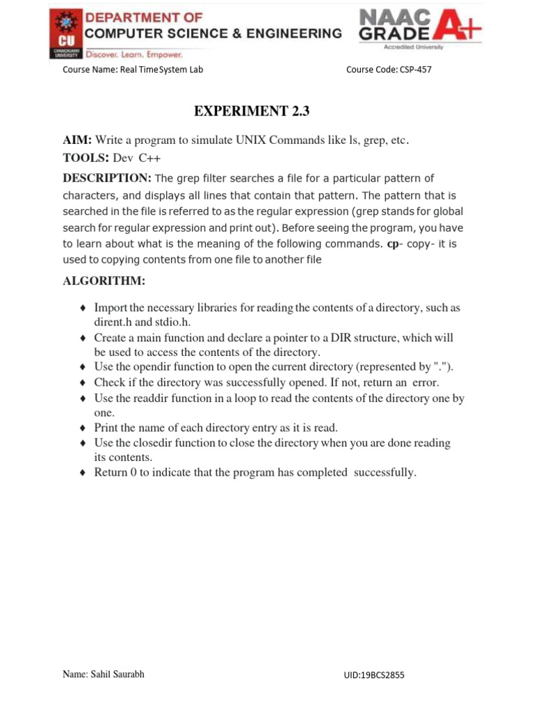 Ex 7 | PDF | Computer File | Regular Expression