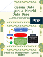 Mendesain Data Jaringan & Hirarki Data Base