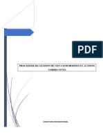 Procedure de Non Conformité