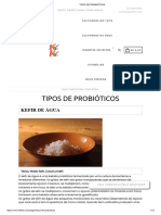 Tipos de Probióticos