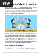 Importance of Machine Learning