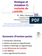 5 Cours Algorithmique Et Programmation 2019 2020 Structures de Contrôle