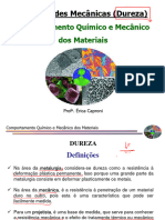 Aula 8 - Propriedades Mecânicas (Dureza)