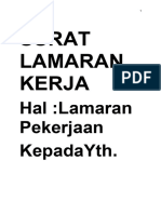 Surat Lamaran Kerja