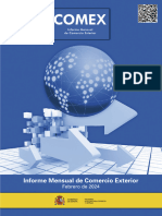 Informe Mensual de Comercio Exterior Ultimo Periodo