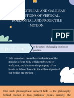 Aristotlelian vs. Galilean View of Motion