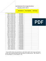 Jadwal Yang Membukakan Puasa Langgar Darul Ihsan