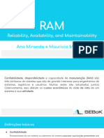 Reliability, Availability, and Maintainability: Ana Miranda e Mauricio Mendes