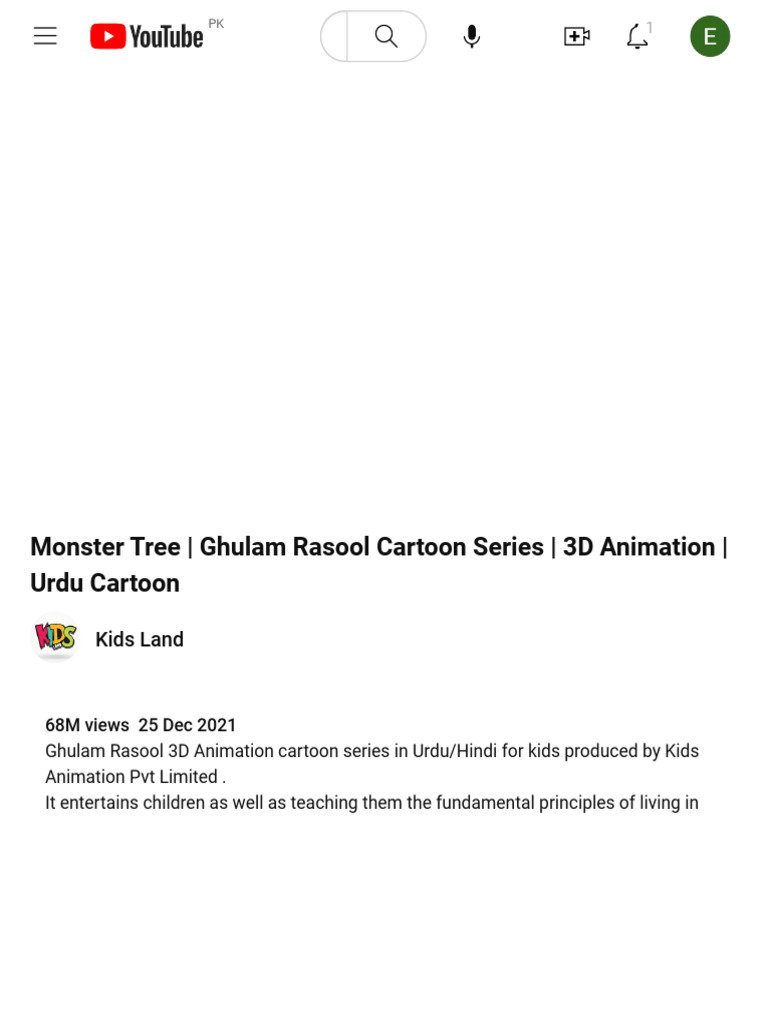 Ghulam Rasool 3D Urdu Cartoon Series | PDF