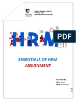 ESSENTIALS OF HRM Assignment