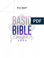 Basic Bible Seminar BBS 2024