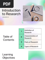 Introduction To Research