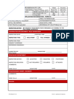 Form 011 - Application For Inspection