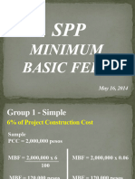 Minimum Basic Fee's