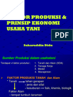 Agricultural Resources (Faktor Prinsip Ekonomi)