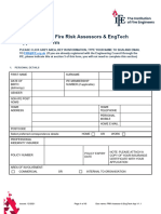 264 Fire Risk Assessor and EngTech Application Form