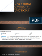 Graphing Polynomial Functions