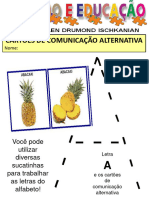 Prancha Comunicação Alternativa Cartões 7 Simone H D Ischkanian