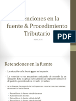 Retenciones y Procedimiento