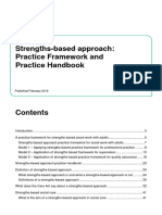 Stengths Based Approach Practice Framework and Handbook