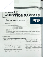 Maths Paper Solving