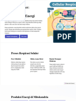 Respirasi Seluler Bagaimana Sel Mendapatkan Energi