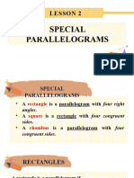 Grade 9 4THQ Special Parallelograms