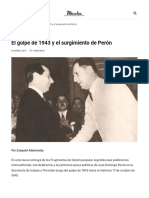 El Golpe de 1943 y El Surgimiento de Perón - Marcha