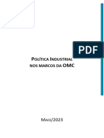 POLÍTICA INDUSTRIAL EN EL MARCO DE LA OMC 2023