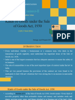 Kinds of Goods Under The Sale of Goods Act, 1930
