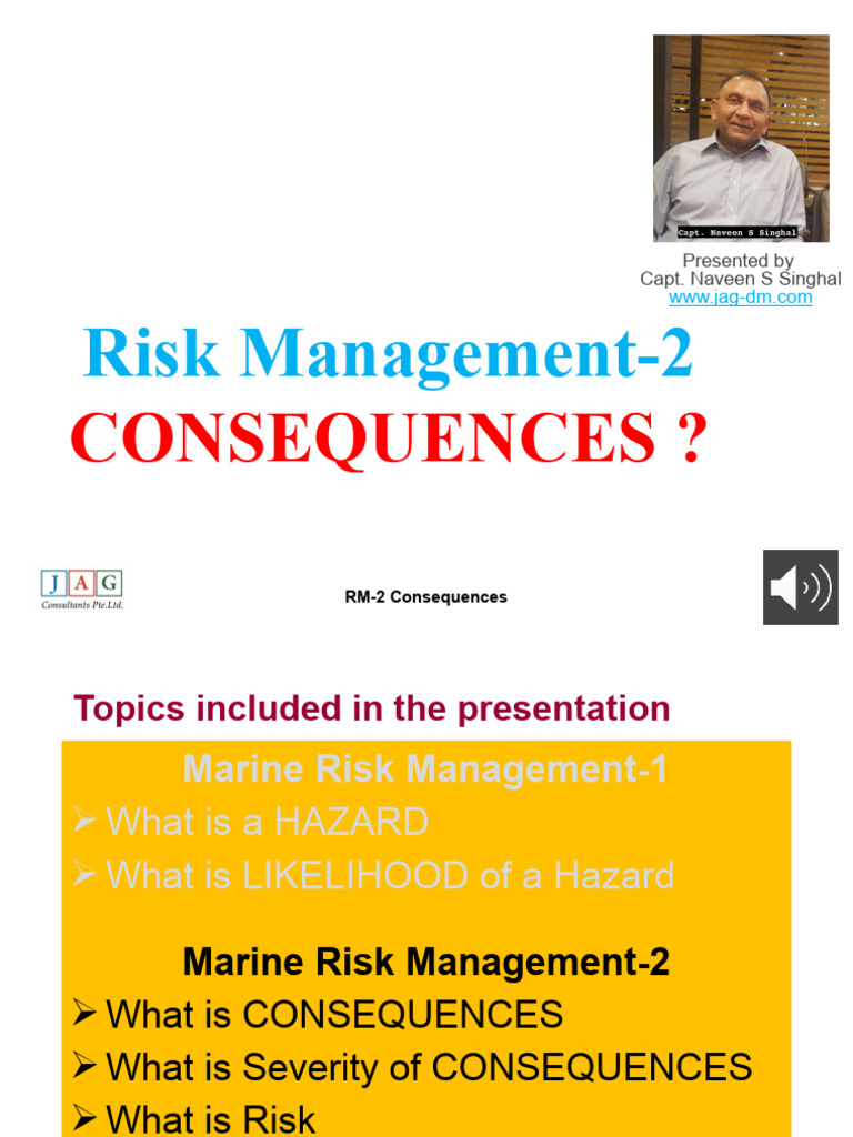 Marine Risk Management: Consequences Analysis | PDF